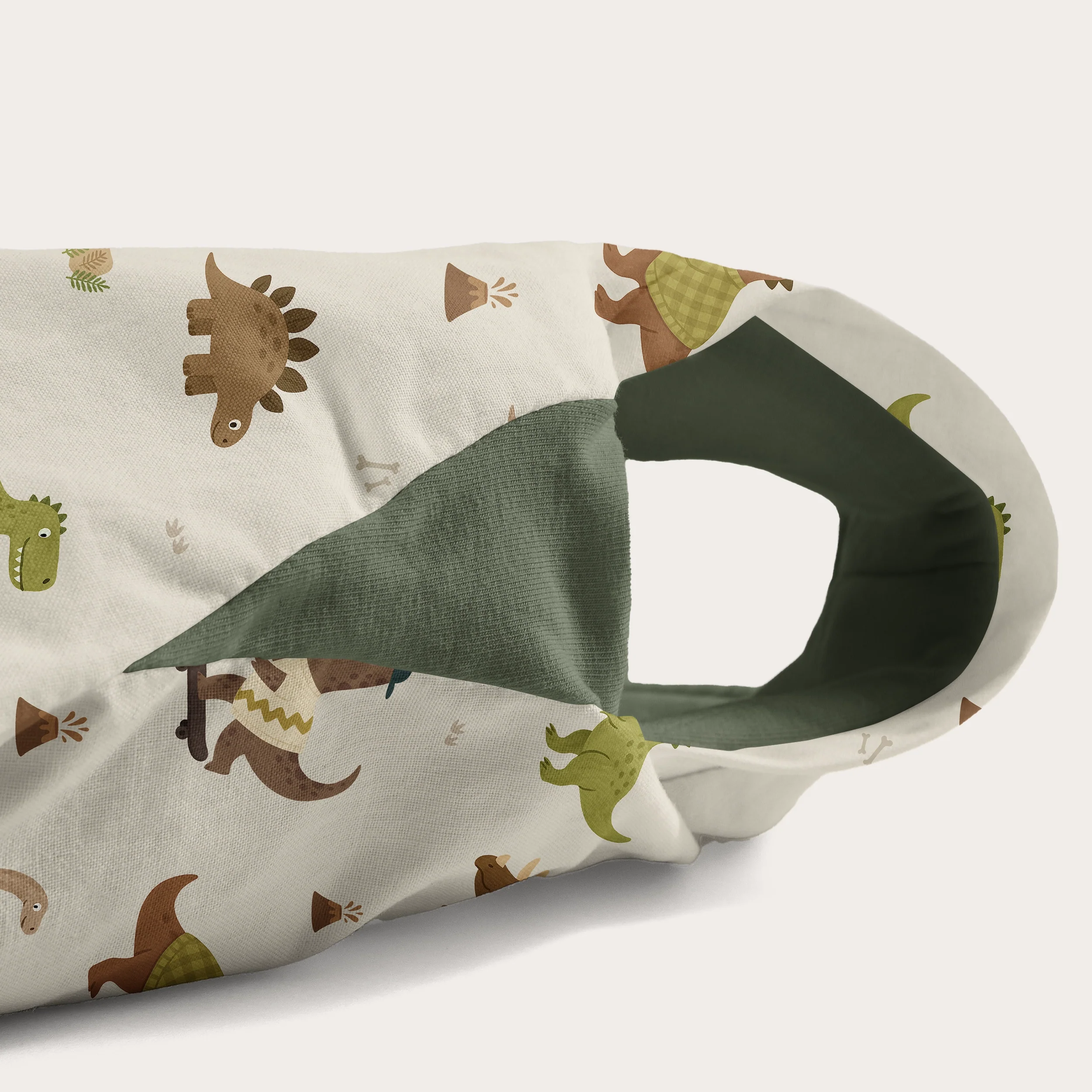 Sac de Dormit cu Picioare BabySteps® „Dino Squad" – Bumbac Premium, 1 TOG, Picioare Pliabile, Imprimeu cu Dinozauri | Mărimea S 86/92/98, 12-36 Luni [3]