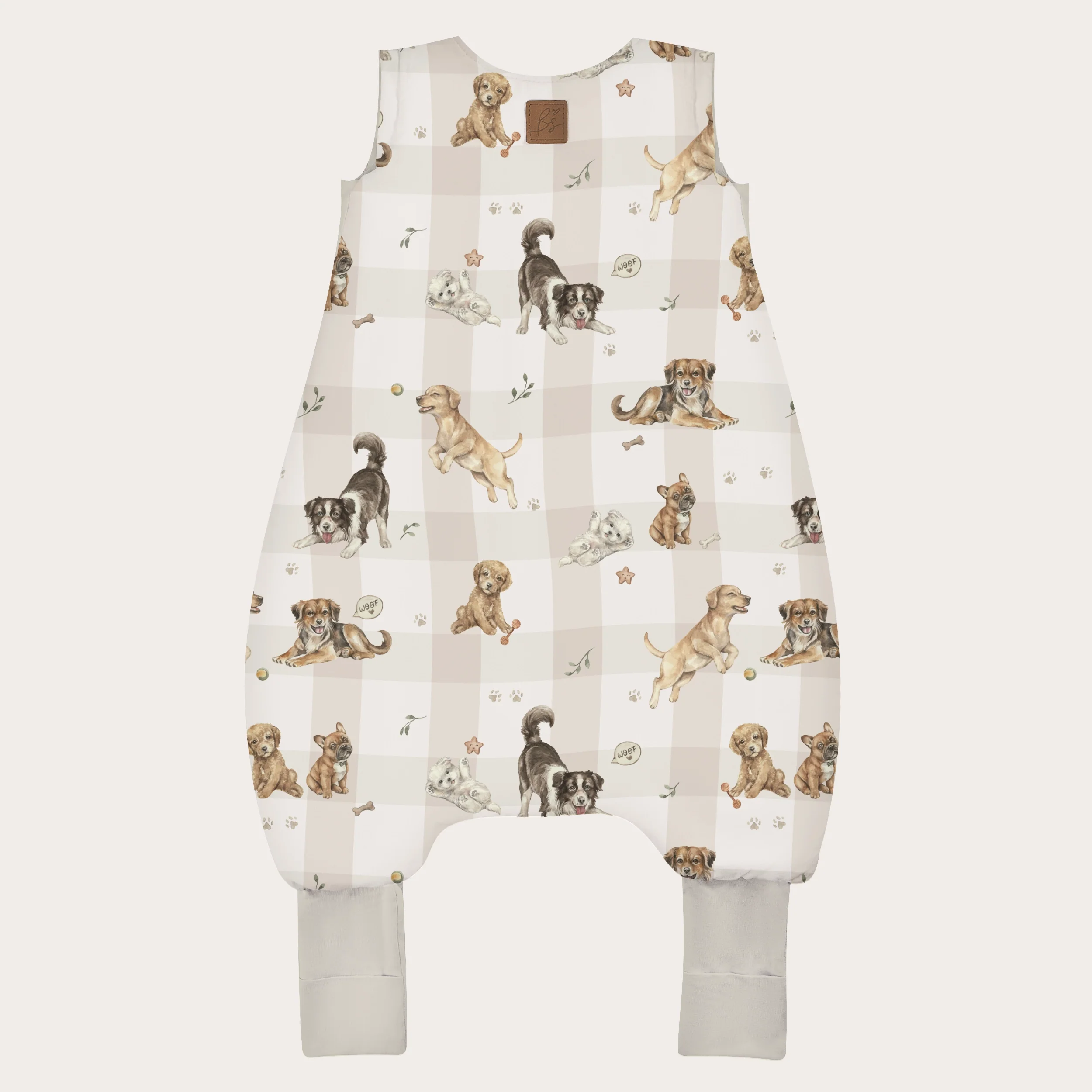 Sac de dormit cu picioare, bumbac 1 Tog, Happy Puppies, S, 1-3 ani [3]