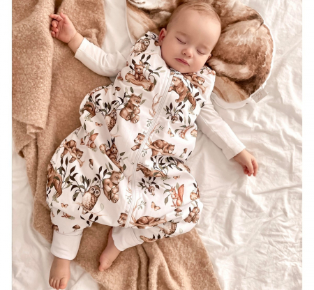 Sac de dormit cu picioare, bumbac 1 Tog, Happy Bear, XS, 6 - 12 luni [2]