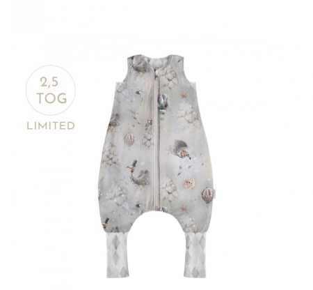 Outlet - Sac de dormit cu picioare, bumbac 2.5 Tog, Dreams, S, 1-2 ani