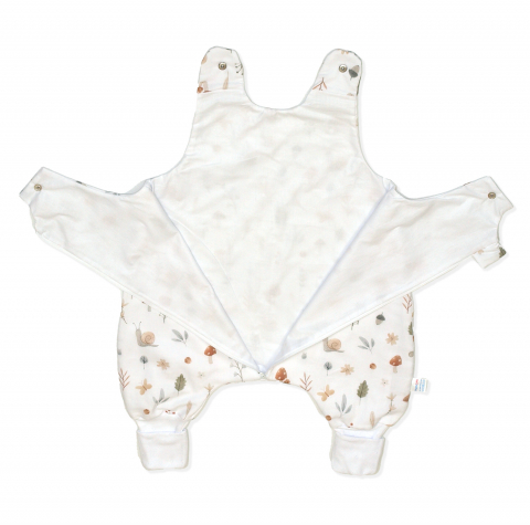 Sac de dormit cu picioare, bumbac de vara, 1 Tog, Comori din natura, S, 6-24 luni [1]