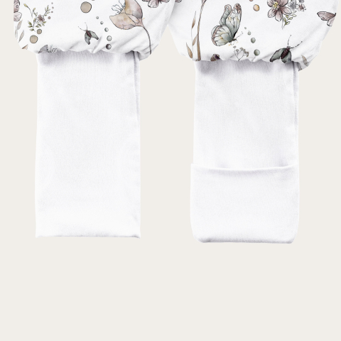 Sac de dormit cu picioare, bumbac muselina 0.5 Tog, Natura, XS 74/80, 6-12 luni [3]