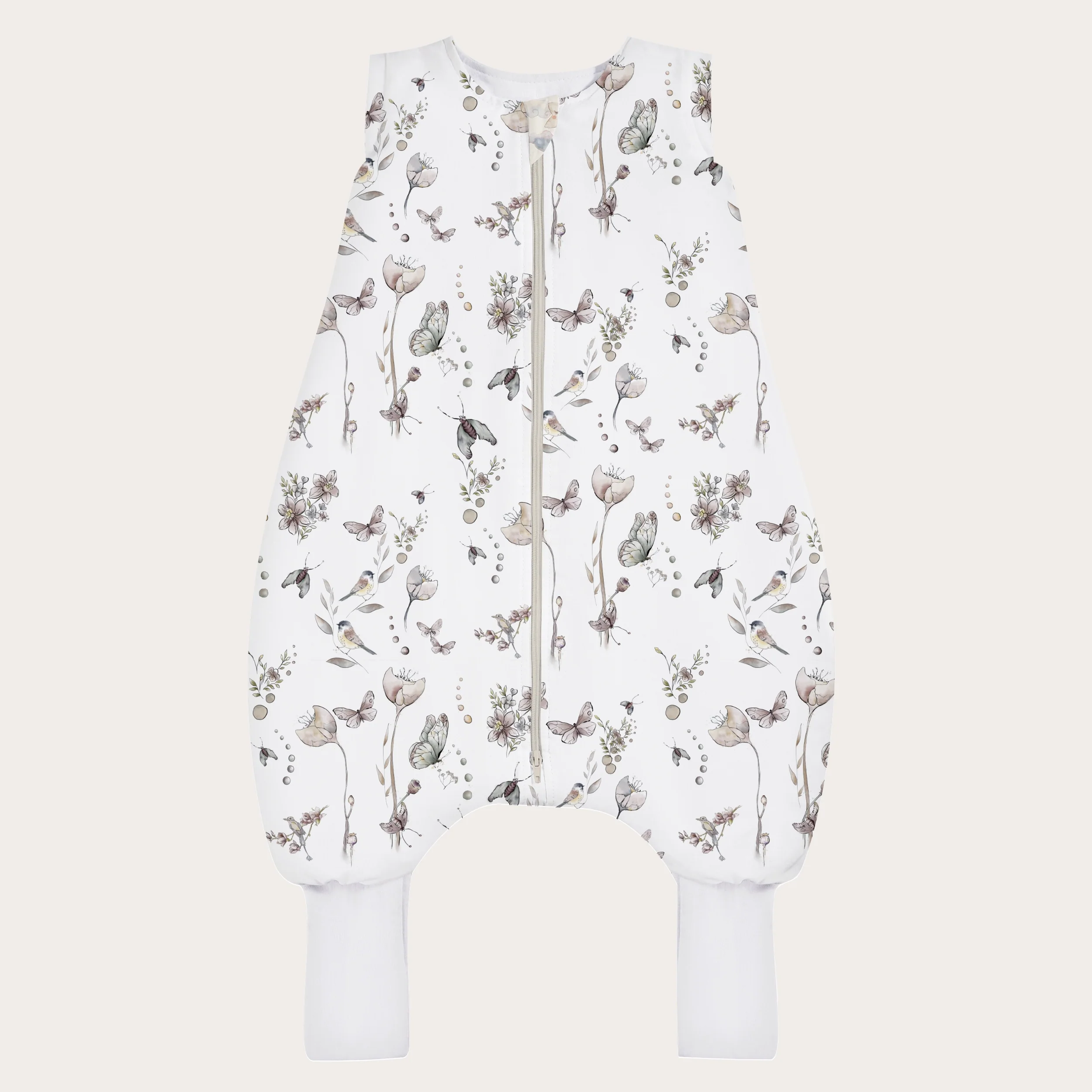 Sac de dormit cu picioare, bumbac muselina 0.5 Tog, Natura, XS 74/80, 6-12 luni [6]