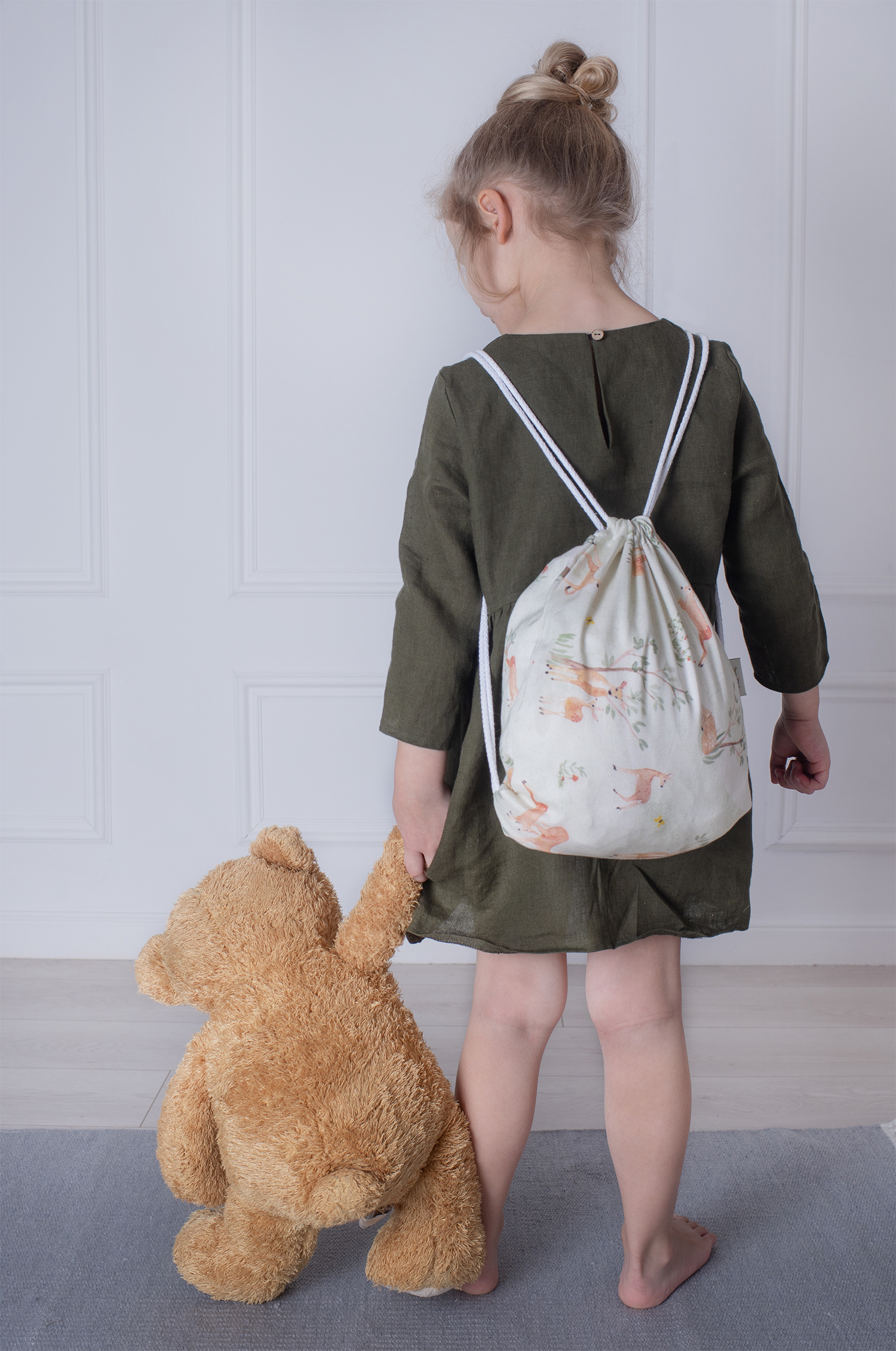 Sac de dormit Nature Bamboo by Amy din Bambus cu umplutura antialergică BabySoft® + Cadou Rucsăcel Poiana stejarilor, 3-8 luni [2]