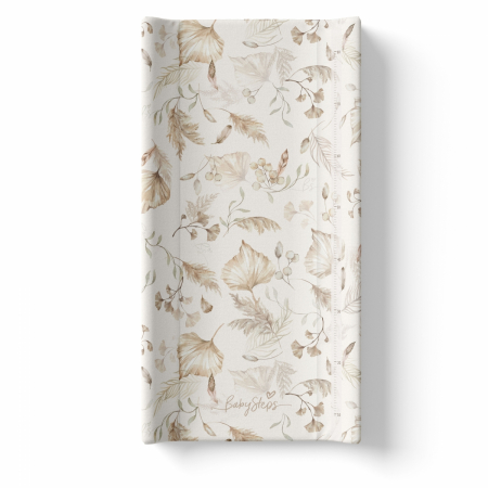 Comode si mese de infasat - Saltea de infasat cu spate intarit si margini de protectie 50x80 cm, Boho