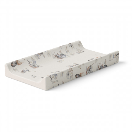 Saltea de infasat cu spate intarit si margini de protectie 50x80 cm, Magic Sea Animals [1]