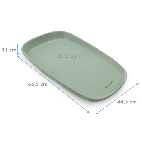 Saltea de Înfășat Kidwell TIBI verde salvie – Spumă EVA, Impermeabilă, Antiderapantă, Fără Husă | EN 71-3, 0+ - [3]