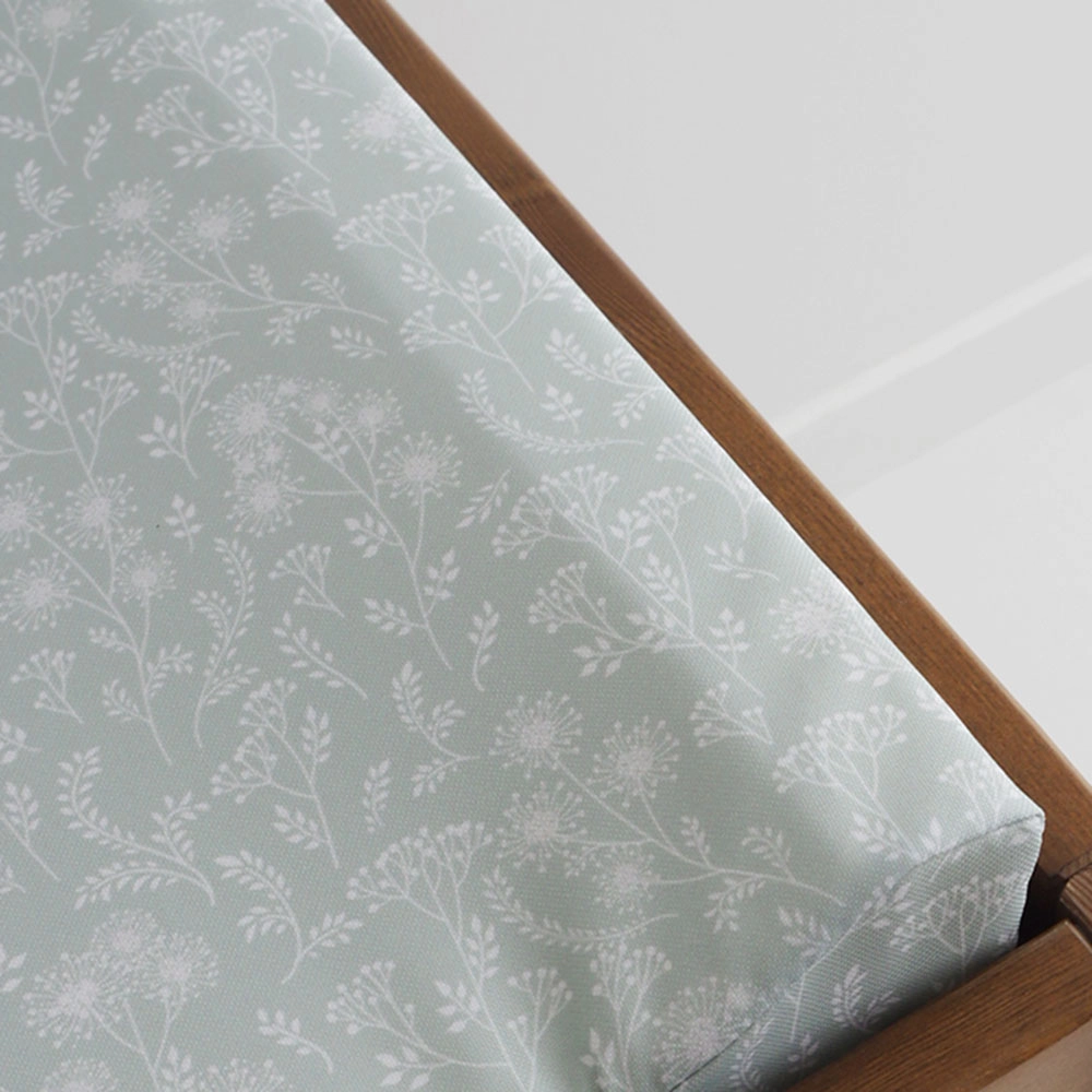 Comode si mese de infasat - Saltea din spuma pentru masa de infasat din lemn, atasabila la patut bebe, 120x60 si 140x70 cm, impermeabila cu margini de protectie, Boho by Woodies
