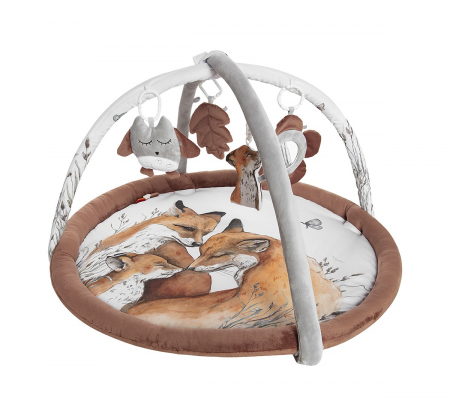 Oktató játékok - Salteluta cu arcada interactiva pentru copii si bebelusi, activitati cu jucarii senzoriale ,   Fox