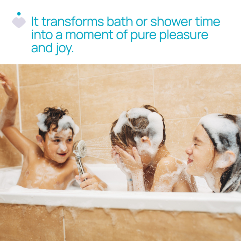 Sampon si balsam de par 2 in 1 Chicco POP cu aroma de bomboane cu capsuni, formula vegana, pentru copii si adolescenti 250 ml [2]