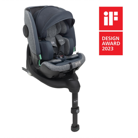 Scaun auto Chicco Bi-Seat i-Size Air cu baza Isofix, Graphite (gri), 40-150 cm (de la nastere pana la 12 ani) [11]