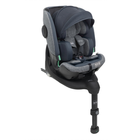 Scaune auto - Scaun auto Chicco Bi-Seat i-Size Air cu baza Isofix, Graphite (gri), 40-150 cm (de la nastere pana la 12 ani)