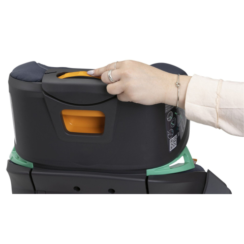 Scaun auto Chicco Fold&Go I-Size Isofix, India Ink (Albastru), 100-150cm, 3-12ani [9]