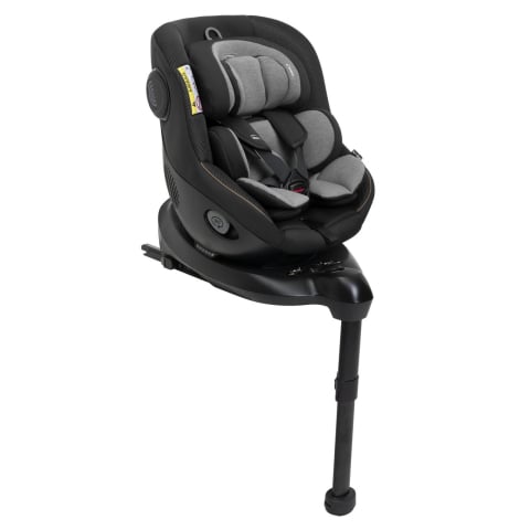 Scaune auto - Scaun auto rotativ cu baza isofix Chicco Seat 105 i-Size, Posh Black, 40-105cm, de la nastere pana la 4 ani