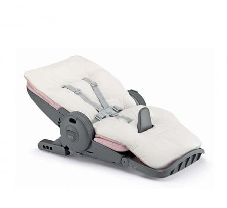 Scaun de Masa 4in1 pentru Bebelusi si Copii, CAM® Original, Înălțime Ajustabila, Varsta 0-15 kg, Pliabil, Centura de Siguranta in 5 Puncte, Depozitare, Roz [9]
