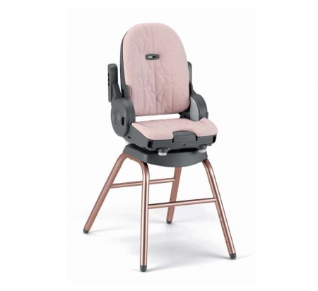 Scaun de Masa 4in1 pentru Bebelusi si Copii, CAM® Original, Înălțime Ajustabila, Varsta 0-15 kg, Pliabil, Centura de Siguranta in 5 Puncte, Depozitare, Roz [6]