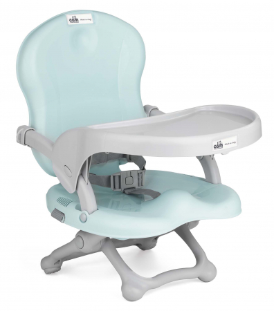 Oktató játékok - Scaun de Masa CAM   Smarty, Inaltime Ajustabila, Varsta 6-36 luni, Pliabil, Centura de Siguranta in 3 Puncte, BabyBlue