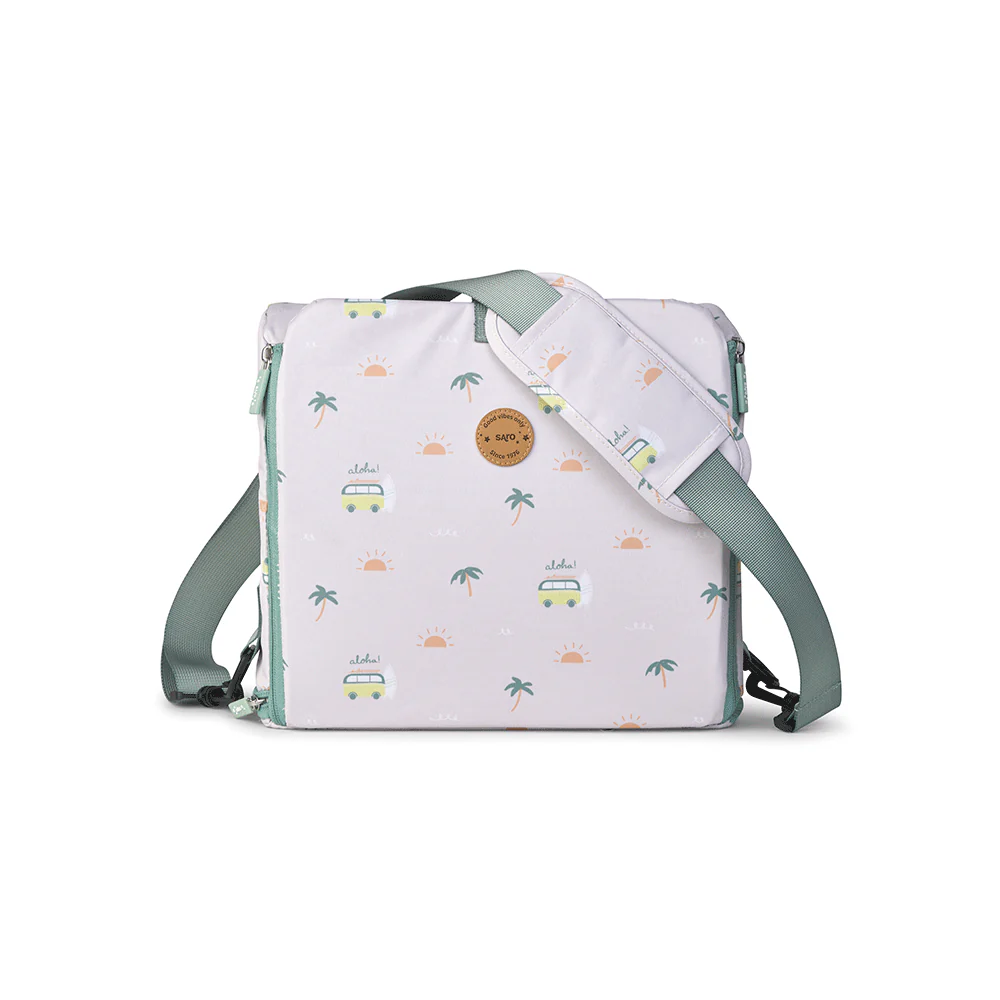 Scaun de Masa portabil, 2in1, design multifuncțional, geanta de mana, Centura de Siguranta, Aloha [4]