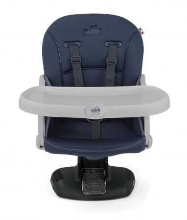 Scaun de Masa CAM® Seat Idea, Înălțime Ajustabila, Varsta 6-36 luni, Pliabil, Centura de Siguranta in 5 Puncte, Bej - gri [1]
