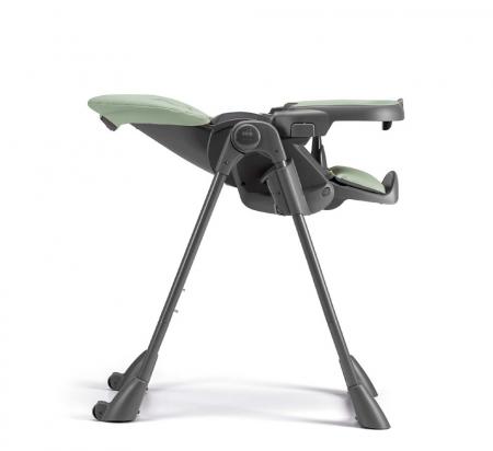 Scaun de Masa Multifunctional pentru Bebelusi si Copii, CAM® Pappananna Icon, Înălțime Ajustabila, Varsta 6-36 luni, Pliabil, Centura de Siguranta in 5 Puncte, Depozitare, Grey [2]