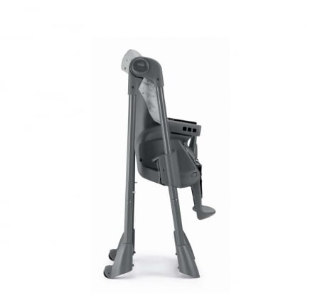 Scaun de Masa Multifunctional pentru Bebelusi si Copii, CAM® Pappananna II, Înălțime Ajustabila, Varsta 6-36 luni, Pliabil, Centura de Siguranta in 5 Puncte, Depozitare, Bej-alb [4]