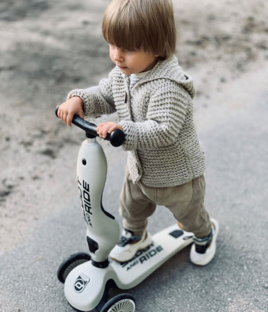 Trotineta copii cu sezut, transformabila 2in1, HighwayKick 1 Ash, 1-5 ani, pana la 50 kg, Scoot & Ride [29]