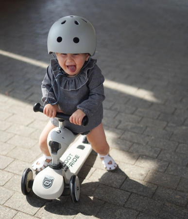 Trotineta copii cu sezut, transformabila 2in1, HighwayKick 1 Ash, 1-5 ani, pana la 50 kg, Scoot & Ride [18]