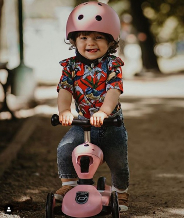 Trotineta copii cu sezut, transformabila 2in1, HighwayKick 1 Rose, 1-5 ani, pana la 50 kg, Scoot & Ride [11]