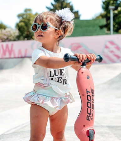 Trotineta copii cu sezut, transformabila 2in1, HighwayKick 1 Peach, 1-5 ani, pana la 50 kg, Scoot & Ride [13]