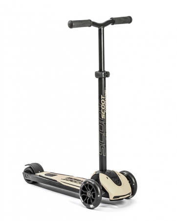 Trotineta copii pliabila, reglabila, roti luminoase, Highwaykick 5 Led Ash, 5 ani +, pana la 80 kg, Scoot & Ride [1]