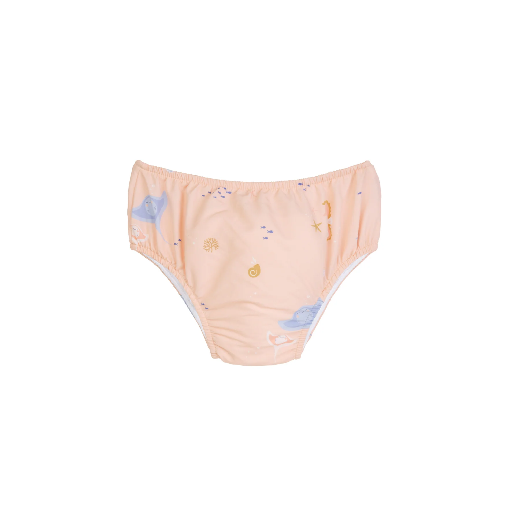 Costum de baie - Scutec de înot pentru bebeluși cu protecție UV UPF 50+, refolosibil, 6-12 luni, Seahorse