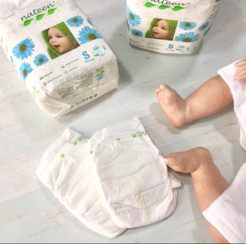 Scutece Eco-Friendly Bebeluși Nateen Premium Nr.4 7–18 kg (64 buc) | Hipoalergenice & Absorbție Superioară [2]