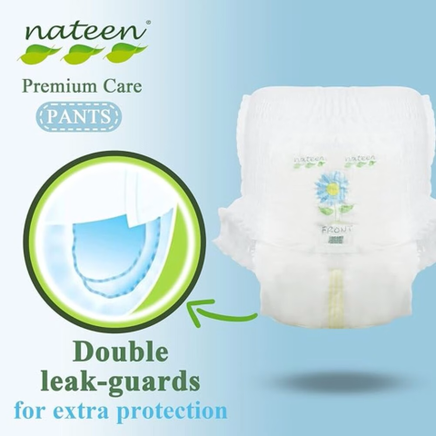 Scutece Pants Eco-Friendly Bebeluși Nateen Premium Nr.3 6–11 kg (20 bucăți) | Super absorbante & Eco-Friendly [4]
