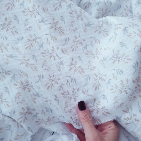 Set 2 museline Ikano Birds din bumbac muselină 100%, 70x70 cm [1]