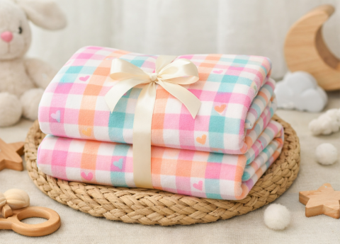 Set 2 scutece finet 100% bumbac pentru bebeluși – 70×80 cm – Little Sunshine [4]