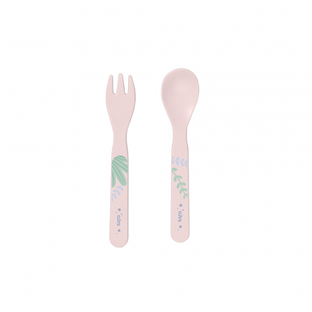 Set complet de masa, 5 piese, cu ventuza, “Jungle Cheetahs” Rose [4]