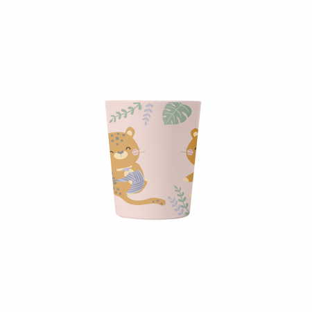 Set complet de masa, 5 piese, cu ventuza, “Jungle Cheetahs” Rose [1]