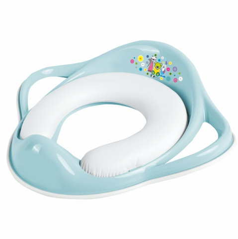 ✨ Set complet Reductor Toaletă cu Colac Moale + Înălțător Baie Antiderapant, Bear and Friends Mint – Maltex Baby [2]