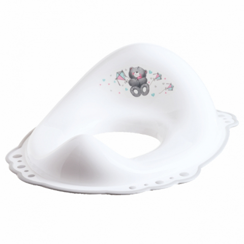 ✨ Set complet Reductor Toaletă  + Înălțător Baie Antiderapant, Bear Alb – Maltex Baby [1]