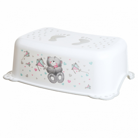 ✨ Set complet Reductor Toaletă  + Înălțător Baie Antiderapant, Bear Alb – Maltex Baby [2]