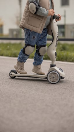 Set de protectie Scoot and Ride, genunchiere si cotiere, marime S, Ash [8]