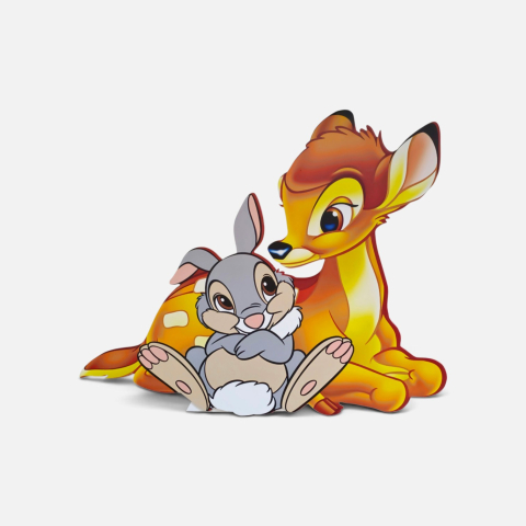 Decoratiuni unice - Set Decorațiuni Bambi Forex 5 Figurine – Căprioară, Iepuraș, Bufniță, Veveriță – Decor Petreceri Copii