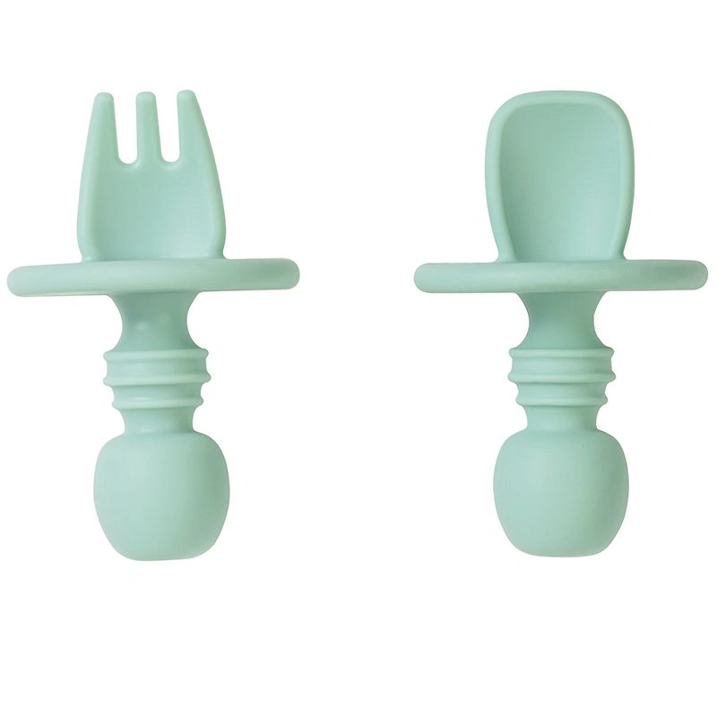 Tacâmuri - Set tacamuri pentru autodiversificare, protectie anti-inec, silicon, rezistent la cazaturi + 4 luni, Mint