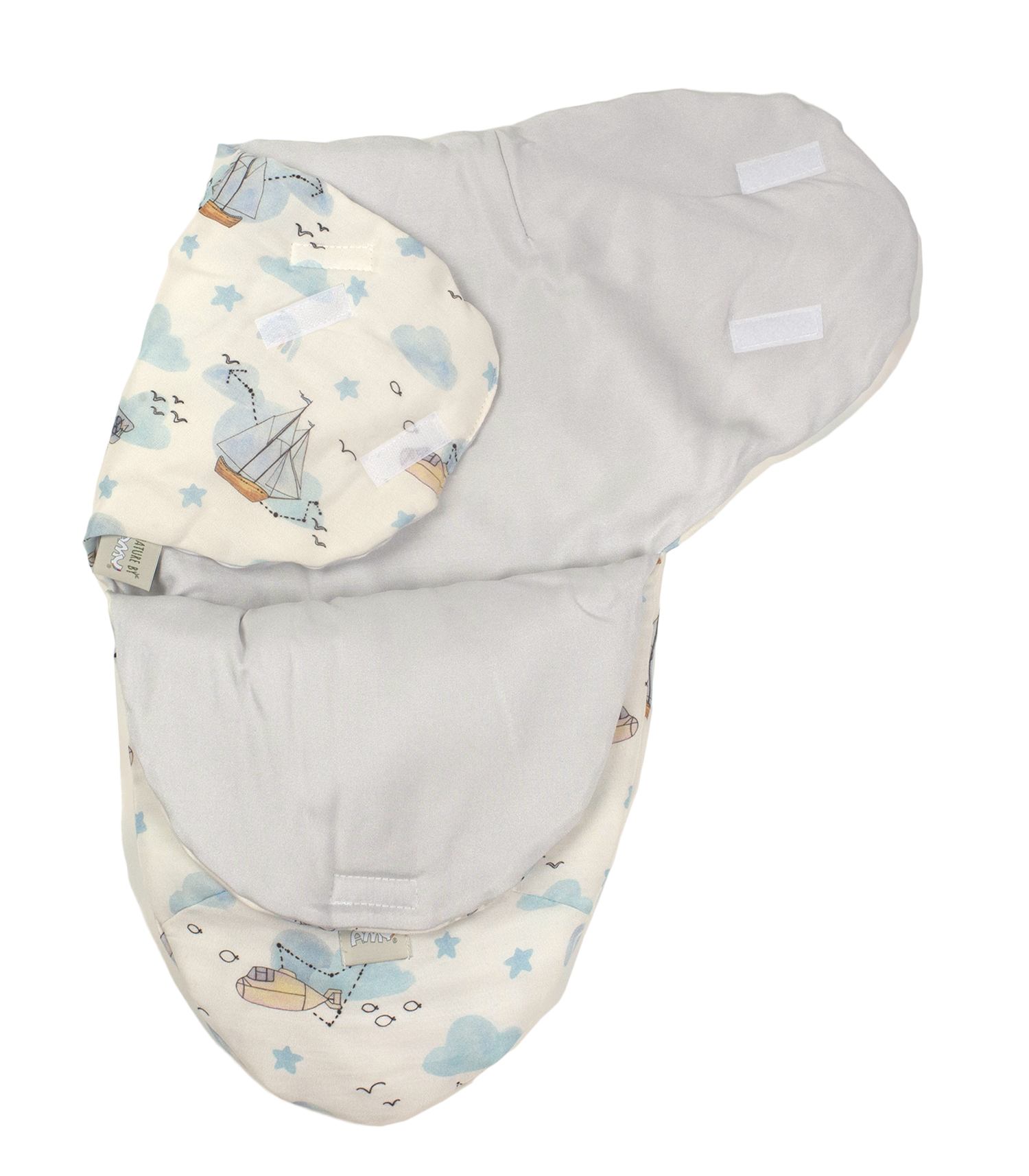 Sistem de infasare Nature Bamboo by Amy din Bambus cu umplutura antialergică BabySoft®  + Cadou Rucsăcel Nori Calatori [1]