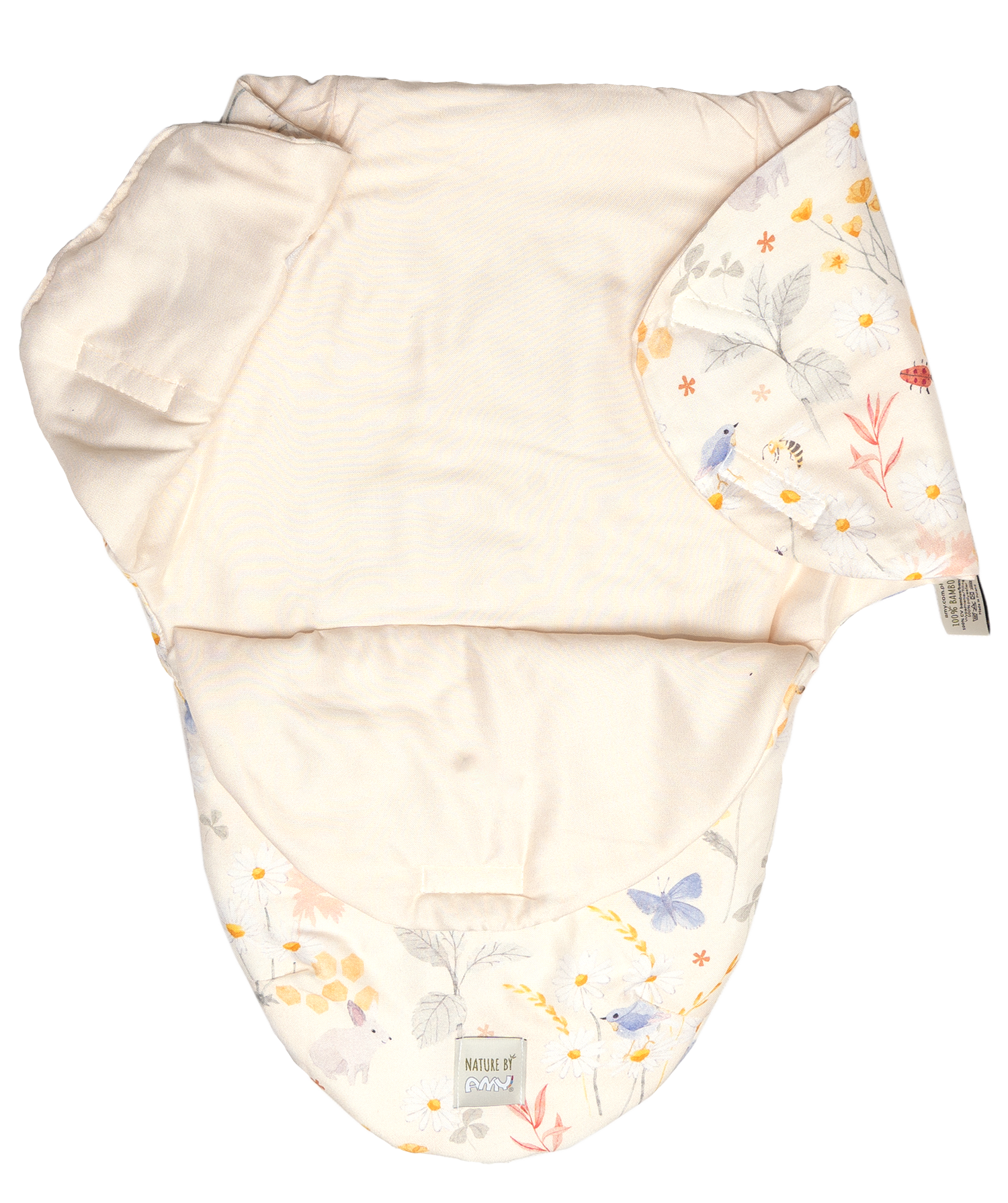 Sistem de infasare Nature Bamboo by Amy din Bambus cu umplutura antialergică BabySoft® + Cadou Rucsăcel Lunca Bej [1]