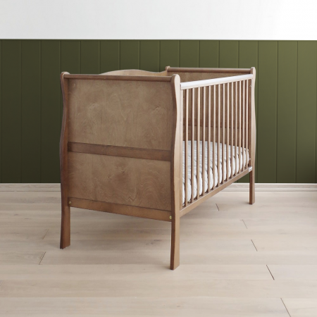 Patut din lemn pentru bebe, inaltime saltea reglabila, Noble Vintage 120x60 cm [22]