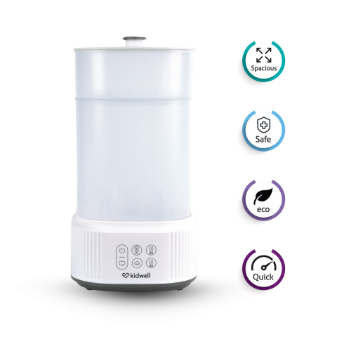 Sterilizator cu abur pentru biberoane și accesorii cu uscător integrat Kidwell PURO 2 în 1 [1]
