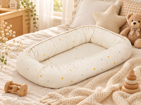 Perne, pilote si babynest - Suport de dormit Baby Nest Airy Heart – Amy