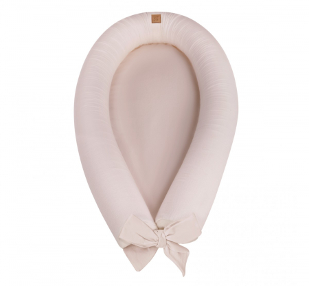 Perne, pilote si babynest - Suport de dormit Babynest 2in1 bara protectie patut Premium In Sepia Rose by BabySteps, 95x53 cm