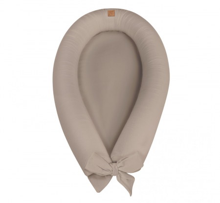 Perne, pilote si babynest - Suport de dormit Babynest 2in1 bara protectie patut Premium In Bej Inchis by BabySteps, 95x53 cm